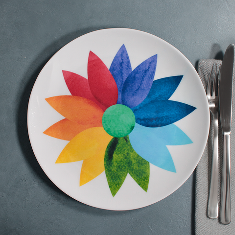 Dinner Plate (Spectrum Petals)