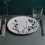 Dinner Plate (Blue Leaf)
