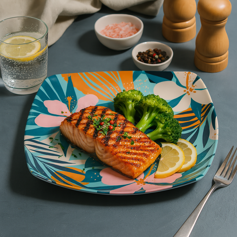 Dinner Plate (Tropical Bloom)