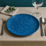 Dinner Plate (Blue Confetti)