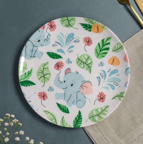 Dinner Plate (Elephant Oasis)