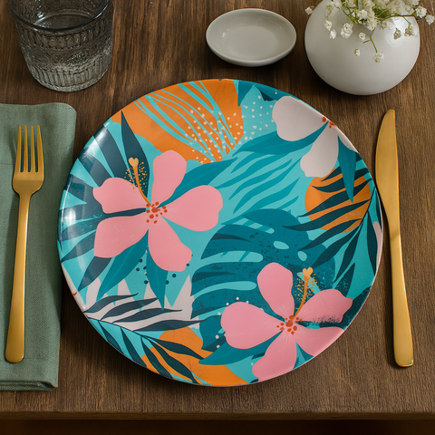 Dinner Plate (Tropical Bloom)