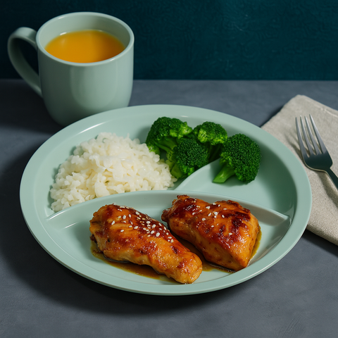 Divided Plate (Green)