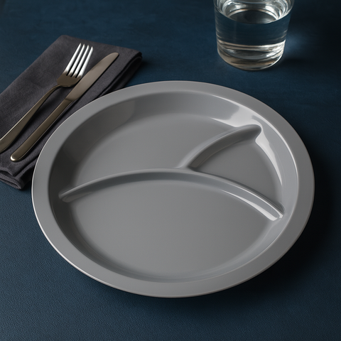 Divided Plate (Grey)