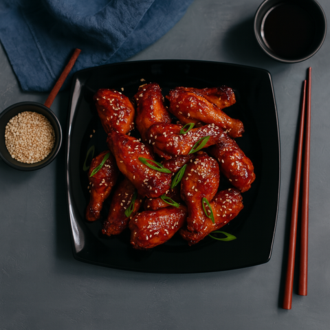 Small Square Plate (Black)