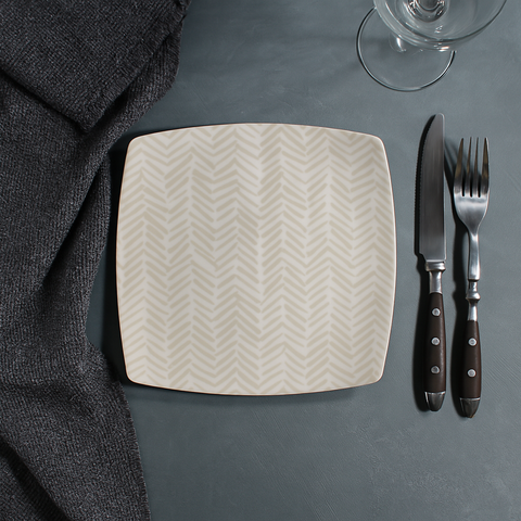 Small Square Plate (Sandstone)