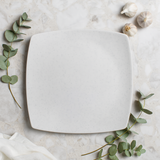 Small Square Plate (White Granite)