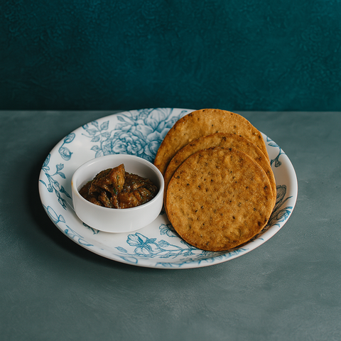 Small Round Plate (Blue Oriental)