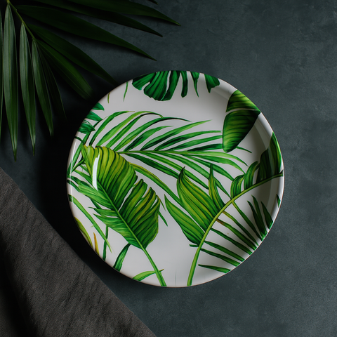 Small Round Plate (Palm Leaf)
