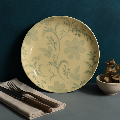 Small Round Plate (Vintage Garden)