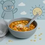 4 Pcs. Kids Tableware Set (Space Doodles)