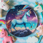 Kids Big Plate (Unicorn Princess)