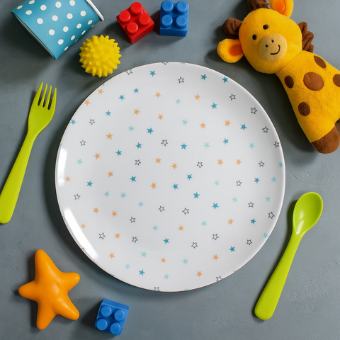 Kids Big Plate (Starry Sprinkles)