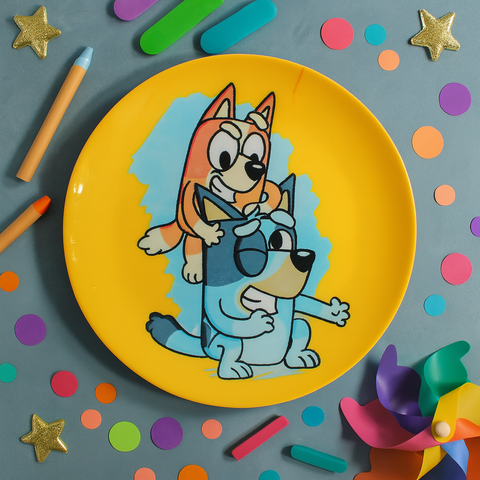 Kids Cartoon Plate (Bluey II)