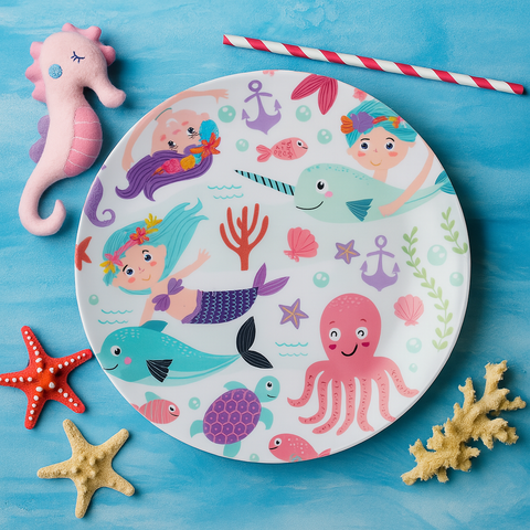 Kids Big Plate (Undersea Friends)
