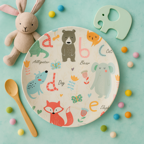 Kids Big Plate (Zoo Party)