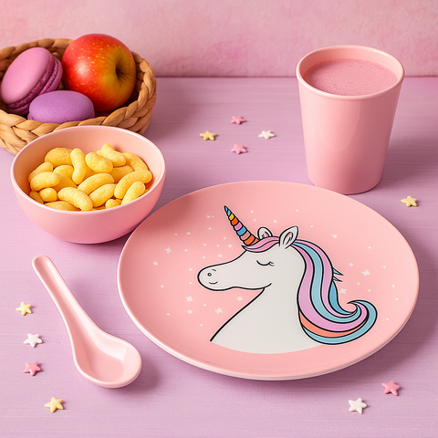 Meal Set (Unicorn Pink)