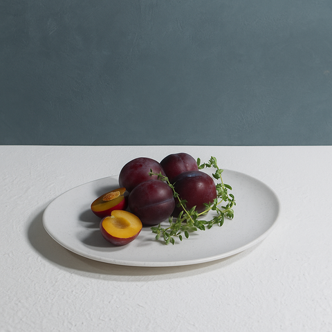 Matte-Finish Platter (White Granite)