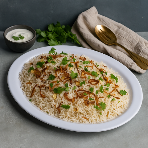 Oval Rice Platter - White (5-6 persons)