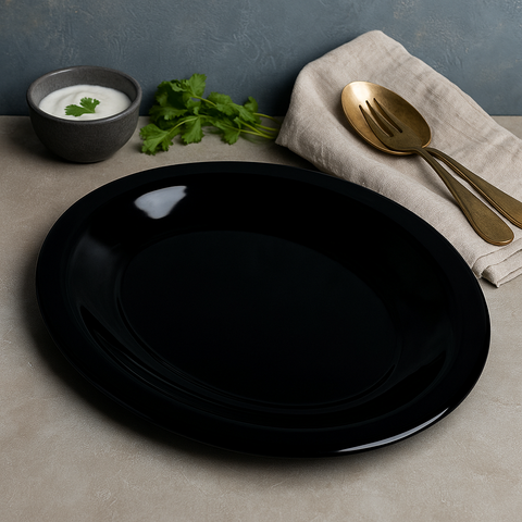 Oval Rice Platter - Black (5-6 persons)