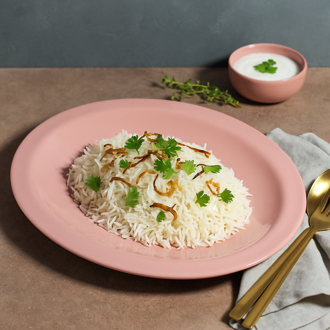Oval Rice Platter - Pink (5-6 persons)