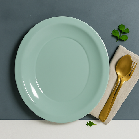 Oval Rice Platter - Green (5-6 persons)