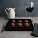 Square Platter 10" x 10" (Black)