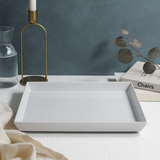 Square Platter 10" x 10" (White Granite)