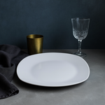 Square Rice Platter - White (5-6 persons)
