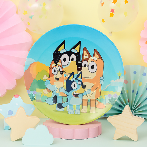 Kids Cartoon Plate (Bluey)