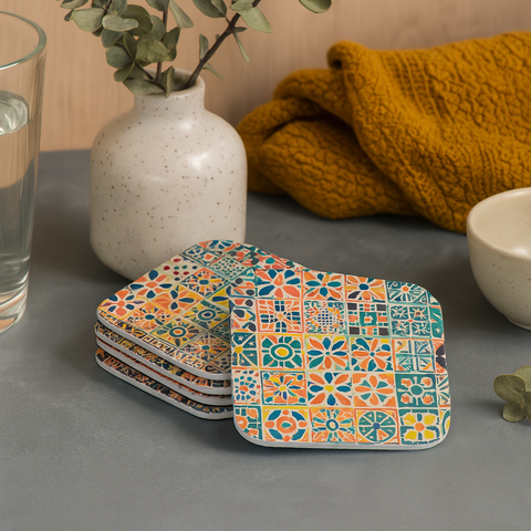 6 Coaster Pack (Kaleido Tile)