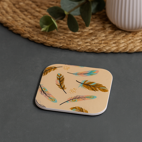 Square Coaster (Whispering Feathers)