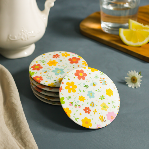 6 Coaster Pack (Bees N' Butterflies)