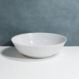 600ml Round Serving Bowl (White Granite)