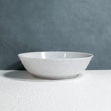 600ml Round Serving Bowl (White Granite)