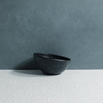 Curved Dessert Bowl (Black Granite)