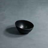 Curved Dessert Bowl (Black)