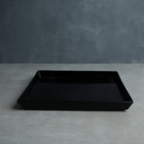 Square Platter 10" x 10" (Black)