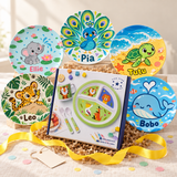 The Five Star Friends – Complete Set of 5 Kids’ Plates (Gift Box)