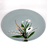 Dinner Plate (Grey Bouquet)