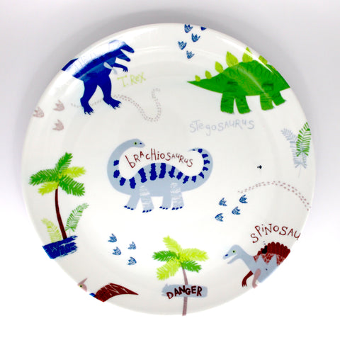Kids Big Plate (Dino Names)
