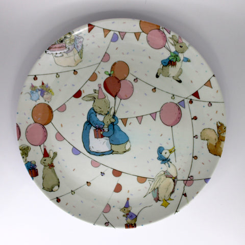 Kids Cartoon Plate (Peter Rabbit - Birthday)