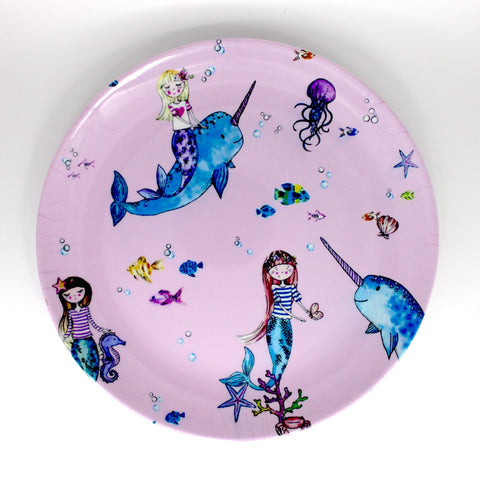 Kids Big Plate (Mermaid Dolphin)