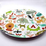 Kids Big Plate (Animal Letters)