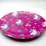 Kids Big Plate (Unicorn Background)