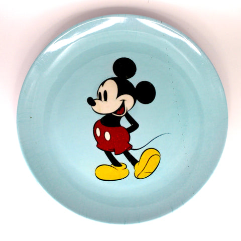 Kids Cartoon Plate (Mickey Mouse - Blue)