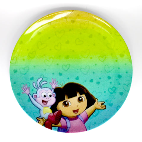 Kids Cartoon Plate (Dora the Explorer & Boots)