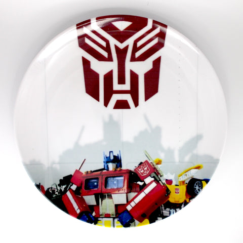 Kids Cartoon Plate (Transformers - Optimus Prime)
