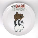 We Bare Bears White Plate