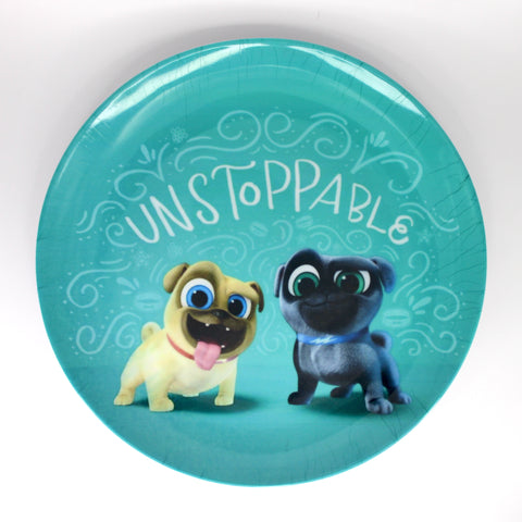 Kids Cartoon Plate (Puppy Dog Pals - Unstoppable)